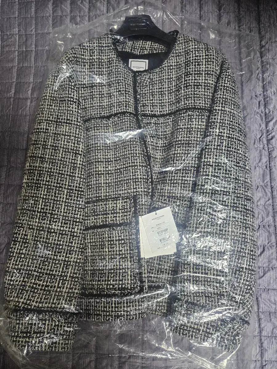 24fw wooyoung 미 tweed jacket 44