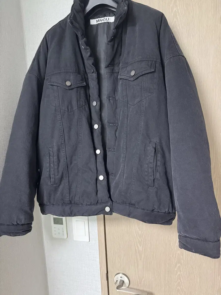 [L]mngu Oversized Padded Trucker Jacket