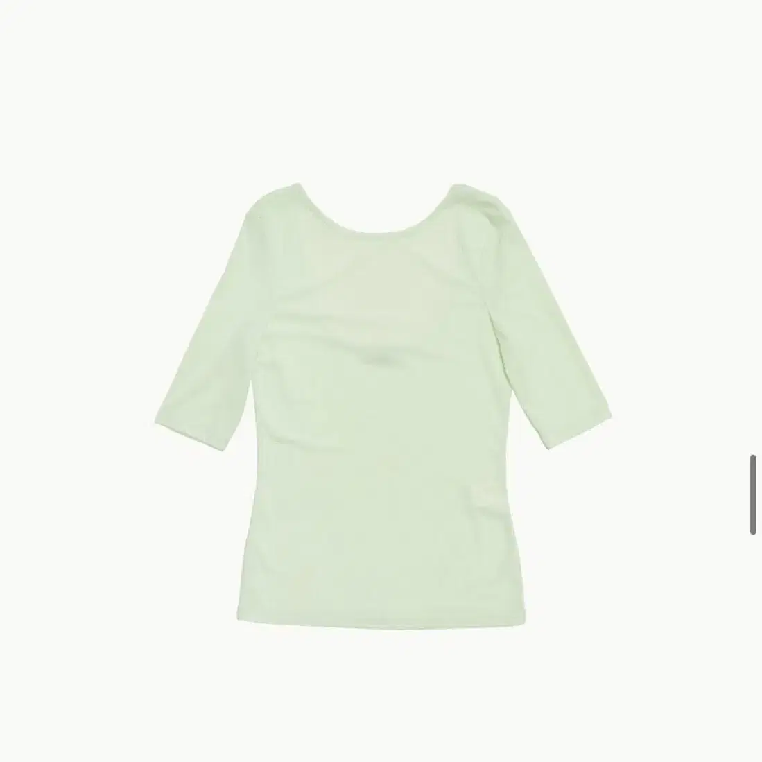 amomento back cutout t-shirt in lime