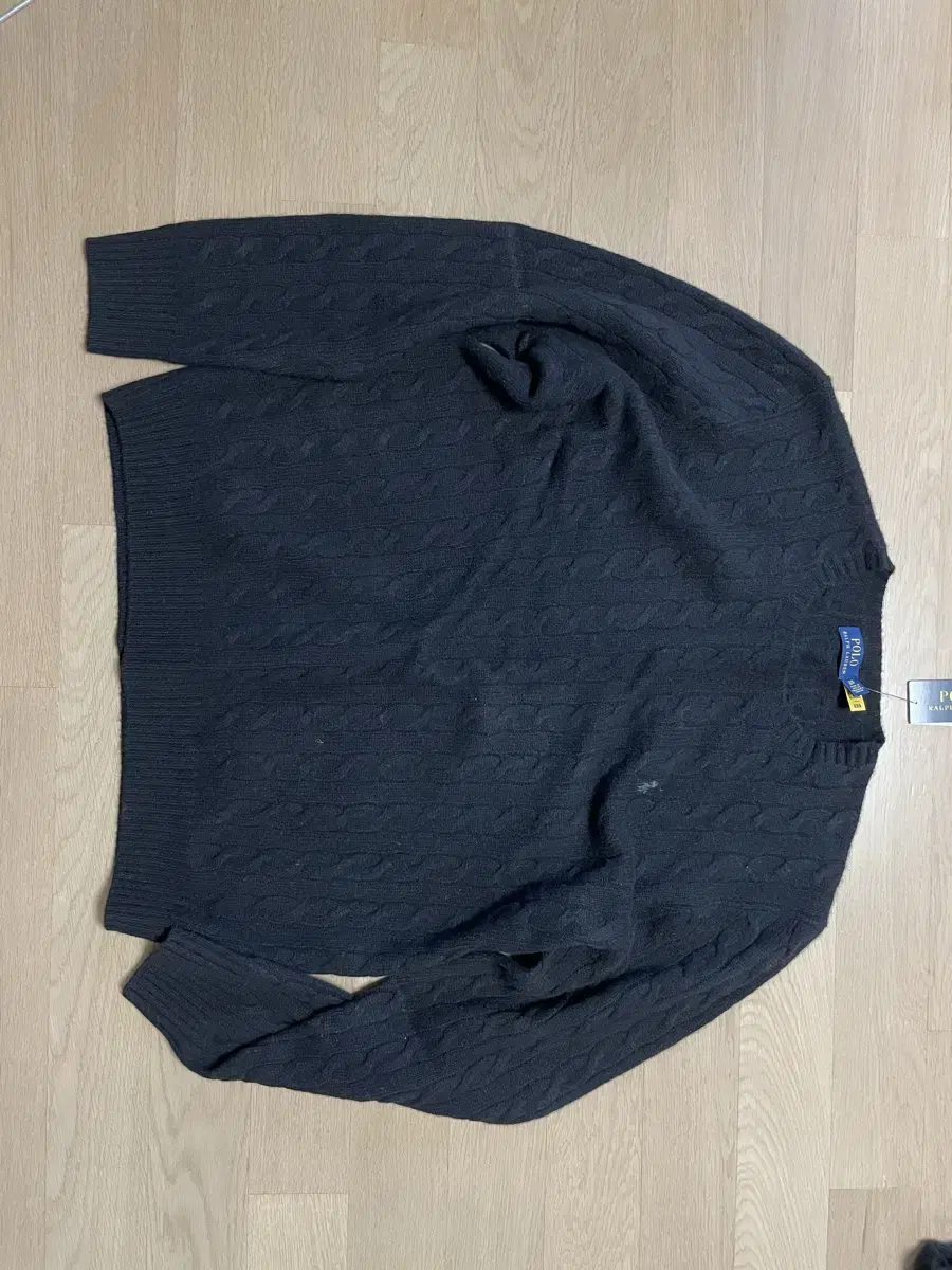 Polo Ralph Lauren Wool and Cashmere Pretzel Knit