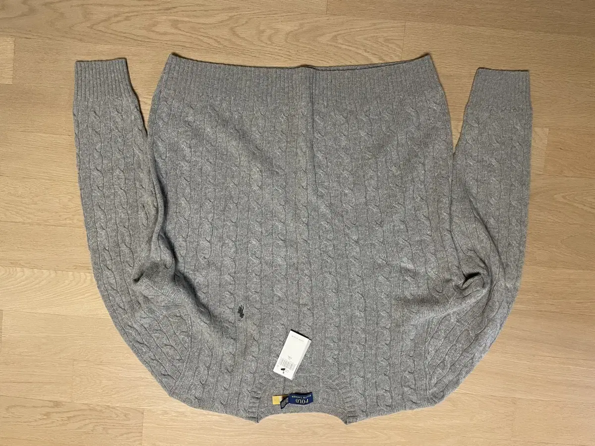 Polo Ralph Lauren Wool and Cashmere Pretzel Knit