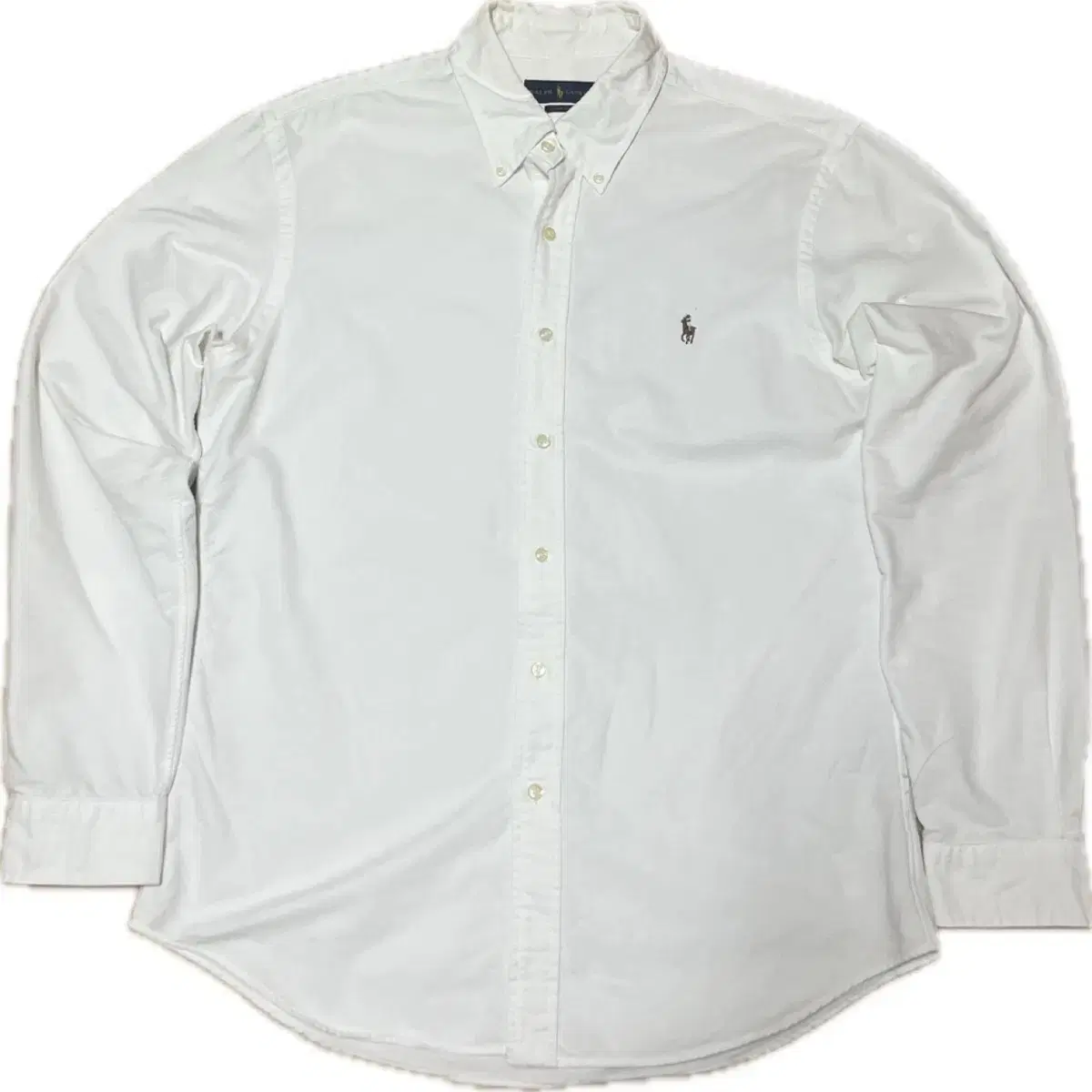 Polo Oxford Y Shirt White L