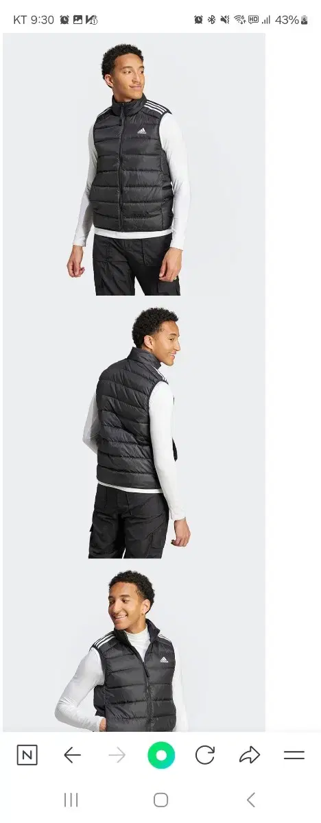 Adidas E-tion 3s Light Down Vest L