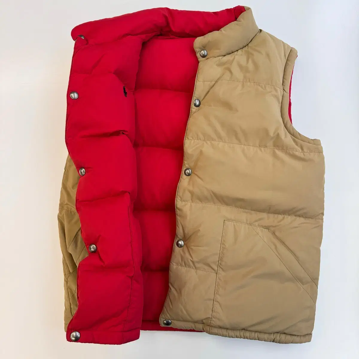 Polo Polo Ralph Lauren Embroidered Reversible Vest Puffer