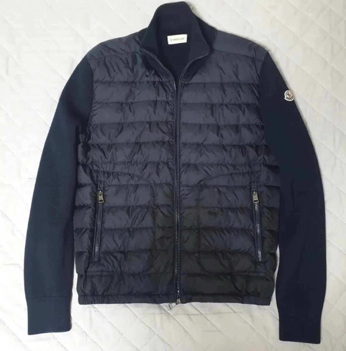 [Genuine M] Moncler Knit Puffer New Condition Navy