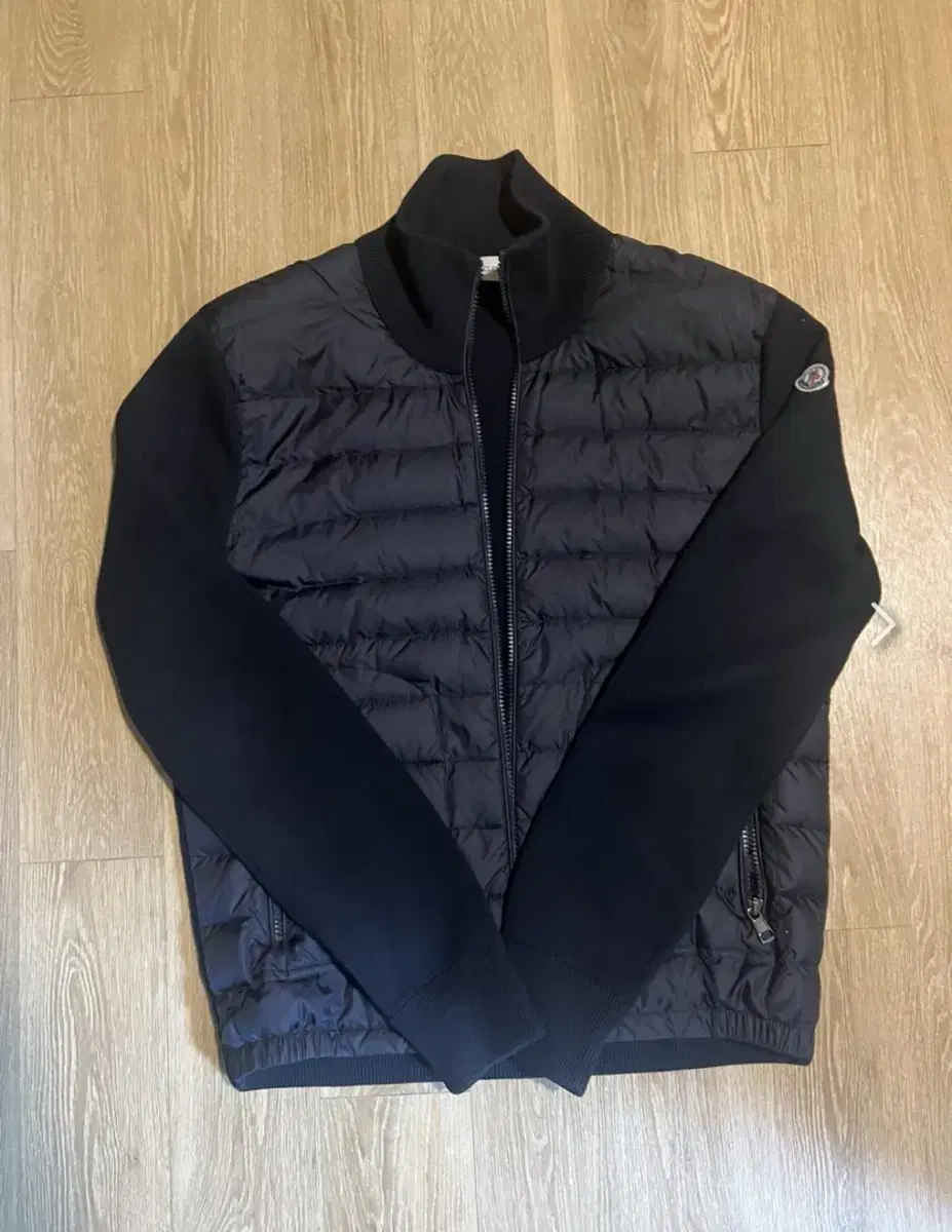 [Genuine/M] Moncler Knit Padded Navy