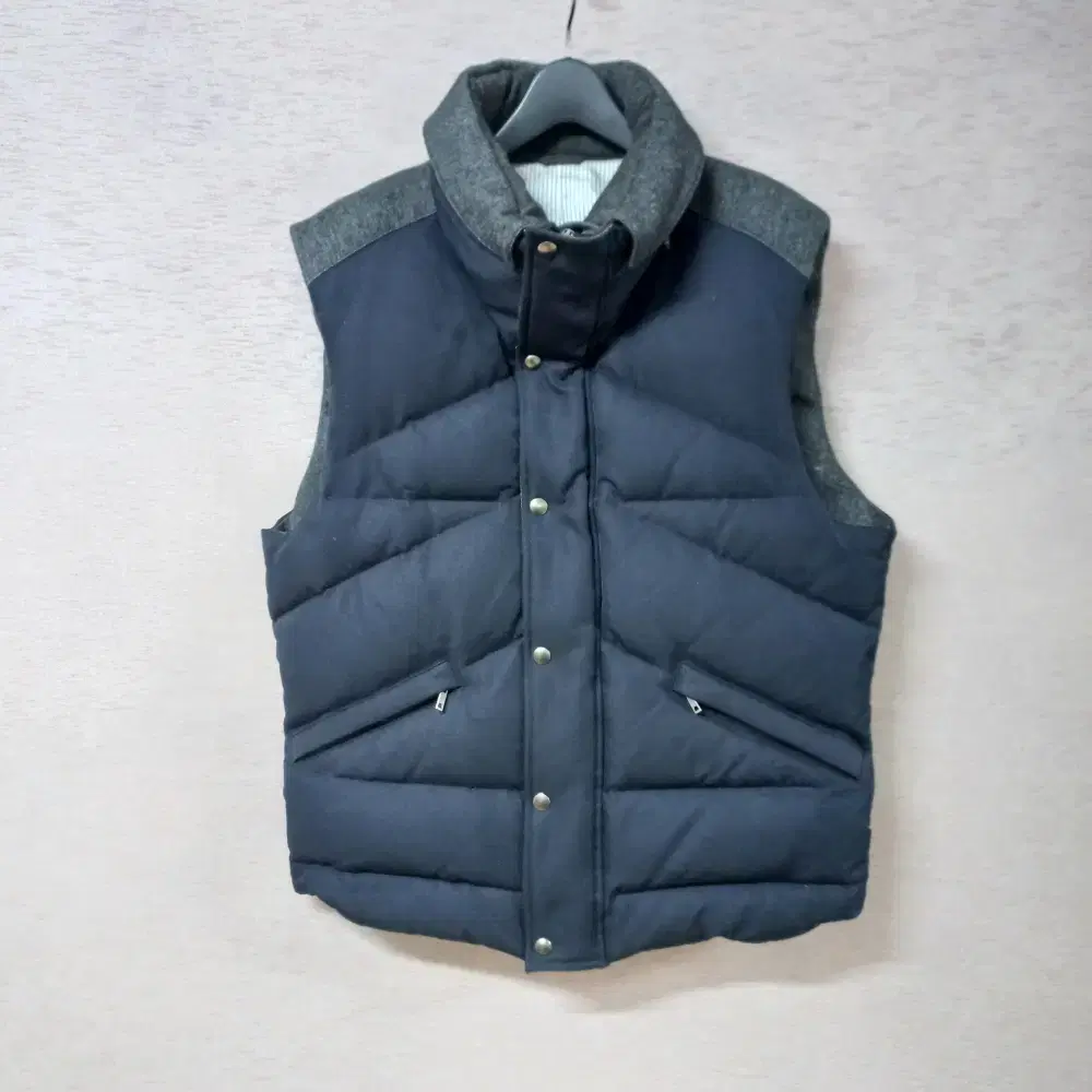 11-21Solid Homme Bread Lightweight Zip-up Duck Vest Men