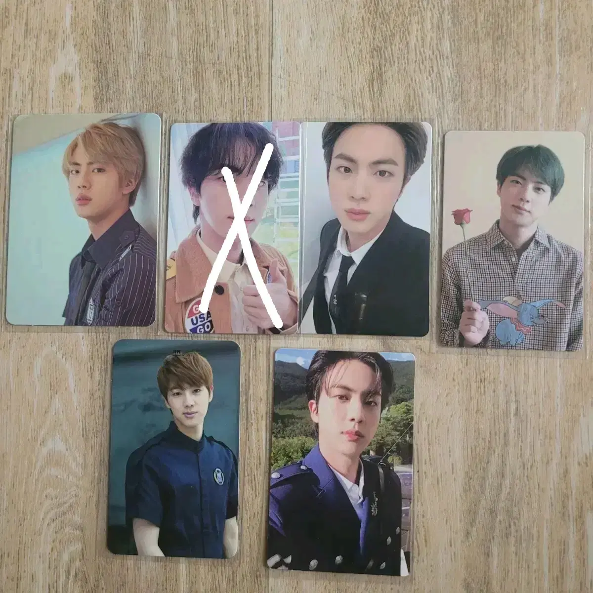 Bulk transfer of bangtan stone jin photocards