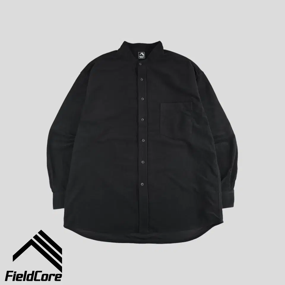 Fieldcore Black Chestpocket Poly Outdoor Golden Corduroy China Cara Henry Neck