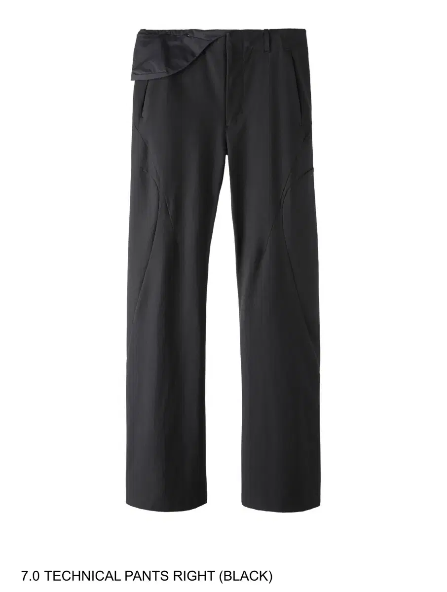 M) paf 7.0 TECHNICAL PANTS RIGHT BLACK