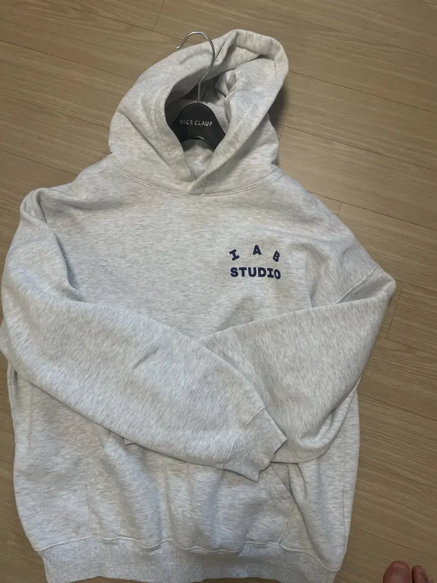 L iAppstudio Light Gray Hoodie