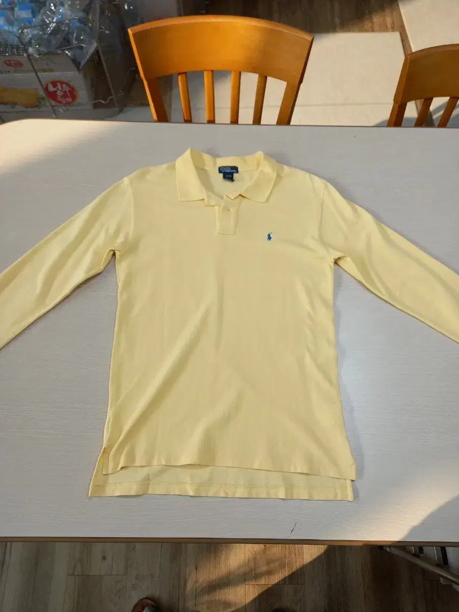 M95 POLO RALPH LAUREN Doosan Long Sleeve Shirt Yellow M-765