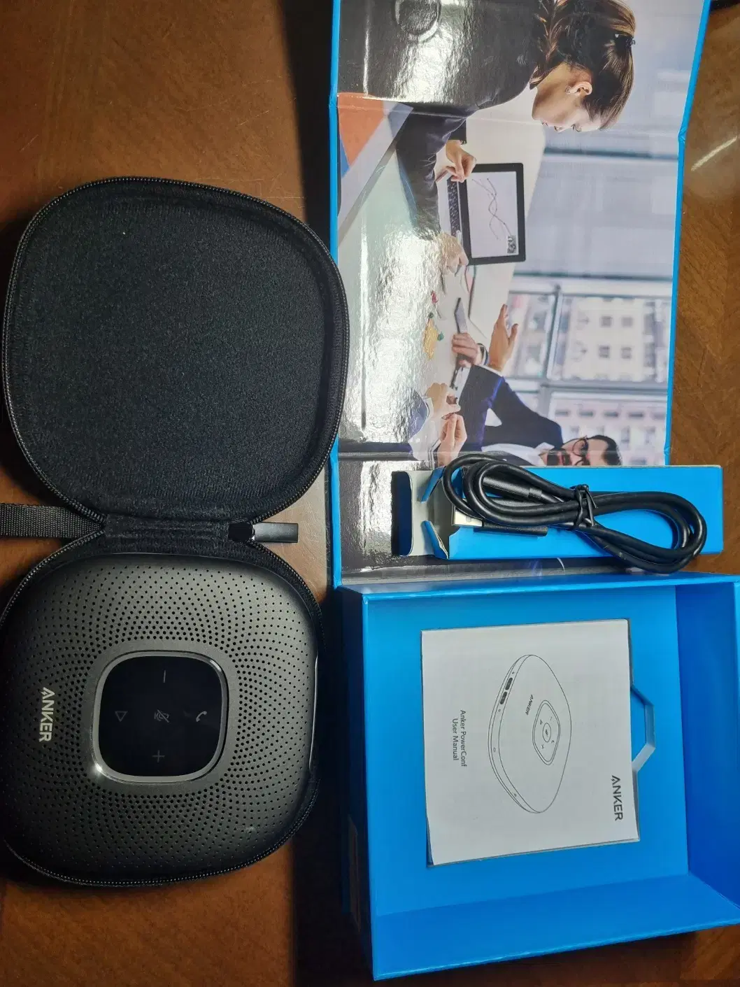 ANKER 앤커 컨퍼런스콜 블루투스 스피커폰 A3301 모델