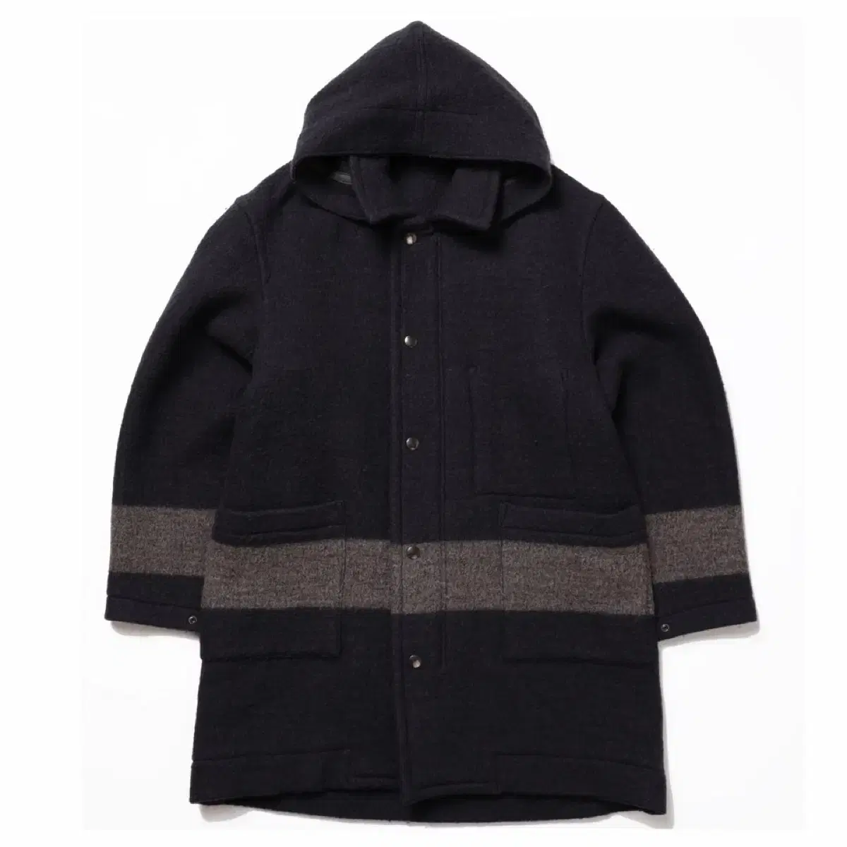 45RPM Wool Hoody Coat