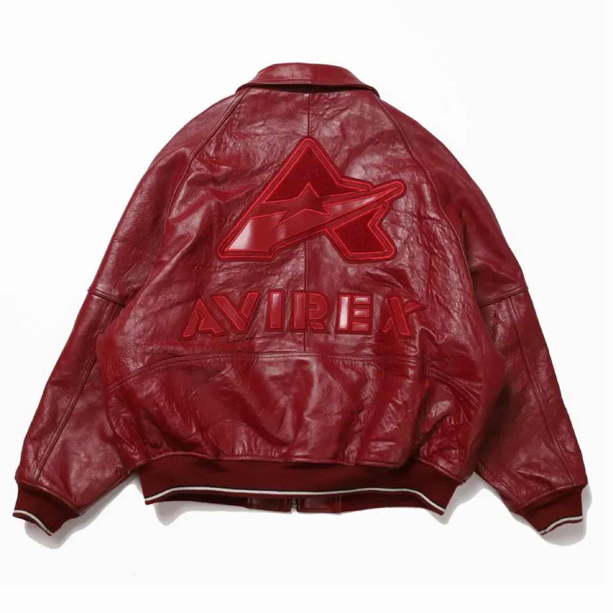 AVIREX USA Leather Varsity Jacket