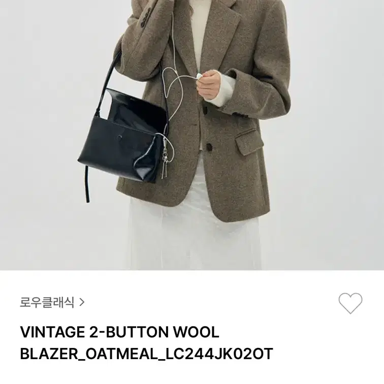 로우클래식 VINTAGE 2-BUTTON WOOL BLAZER