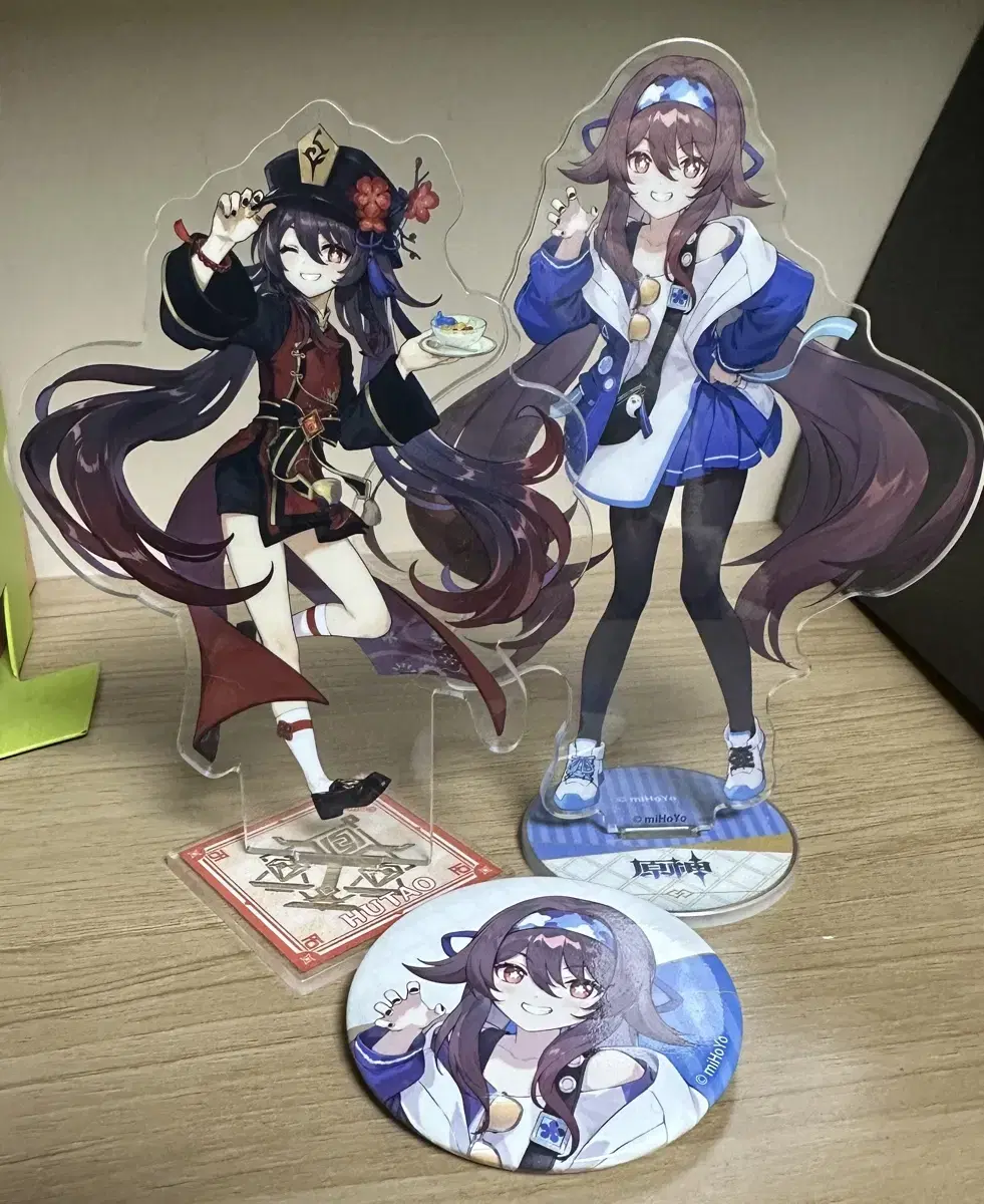 Genshin Impact Walnut Suifara+Lawson Collaboration acrylic stand Can Badge Bulk