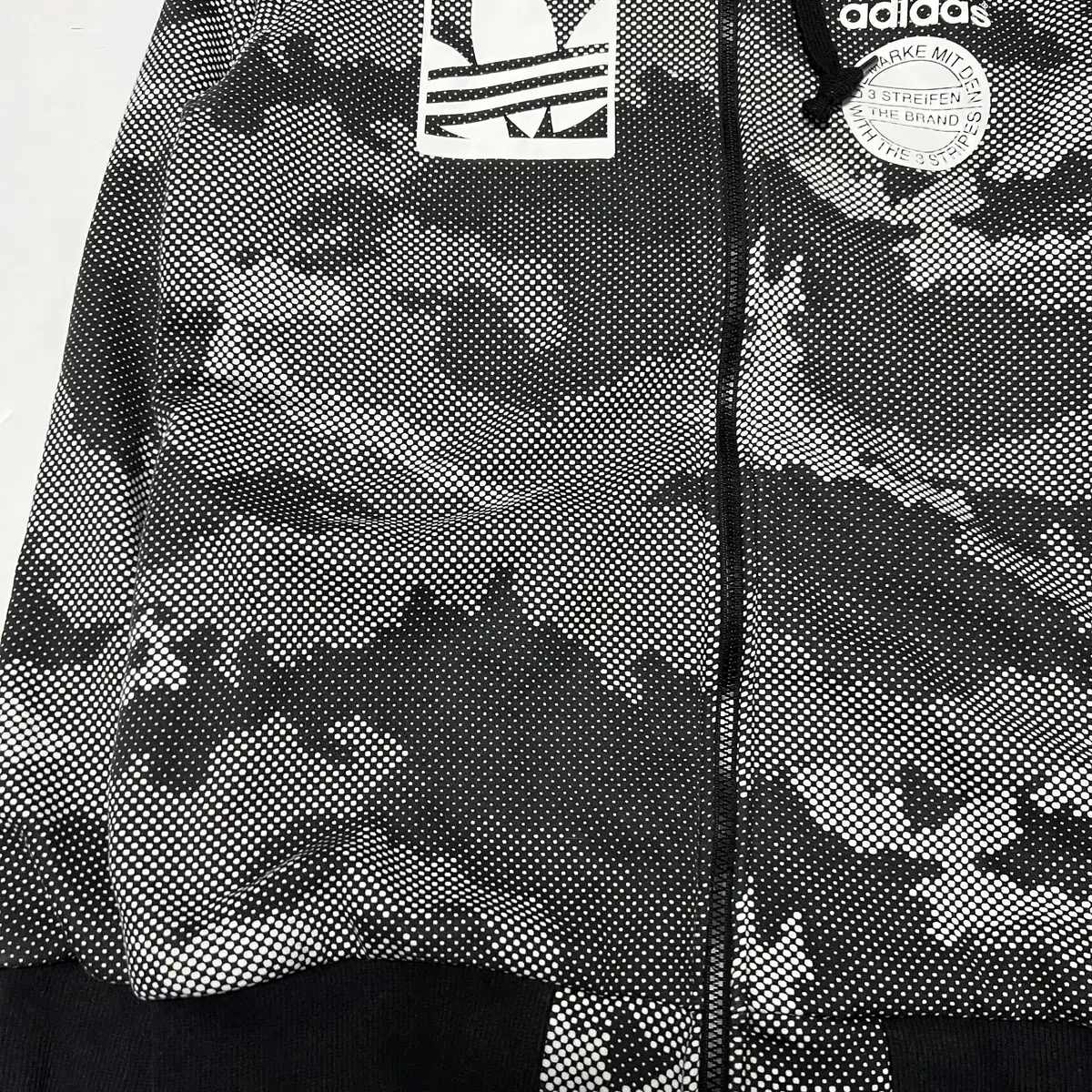 ADIDAS 아디다스 카모플라쥬 패턴 후드집업(XL)