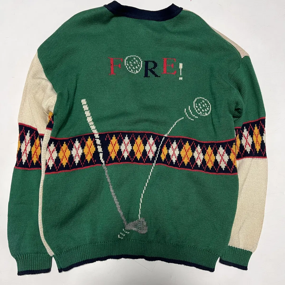 SWEATER LOFT 스웨터 로프트 골프 니트가디건(M)(U.S.A)