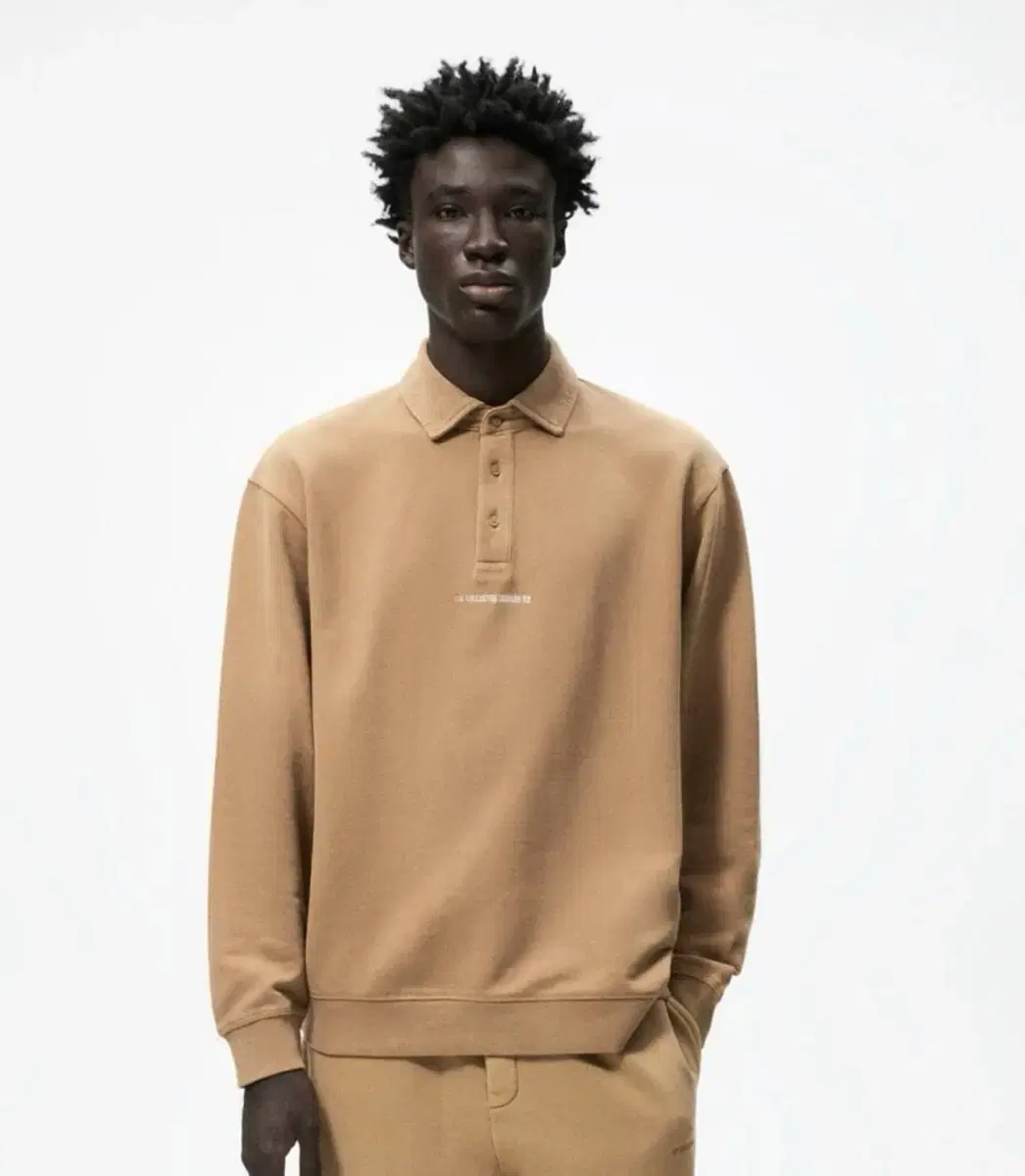 Zara Text Polo Sweatshirt