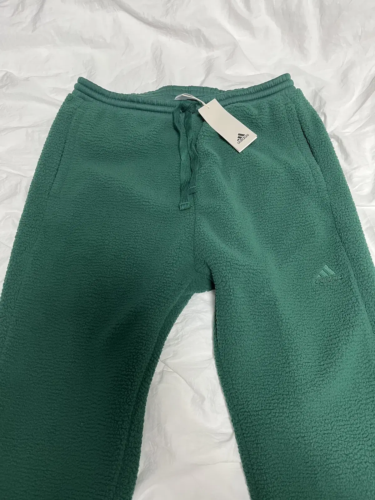 [L] Adidas Cozy Furisode Training Chuu Pants Green