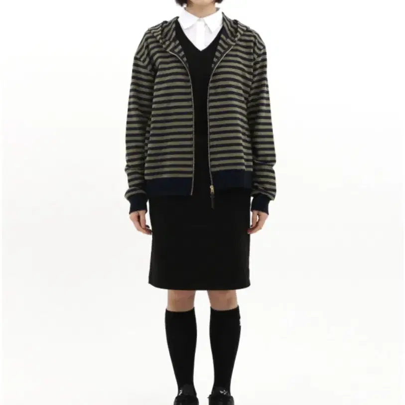 사파리스팟 미디 스커트 ROUX BASE SCHOOL MIDI SKIRT