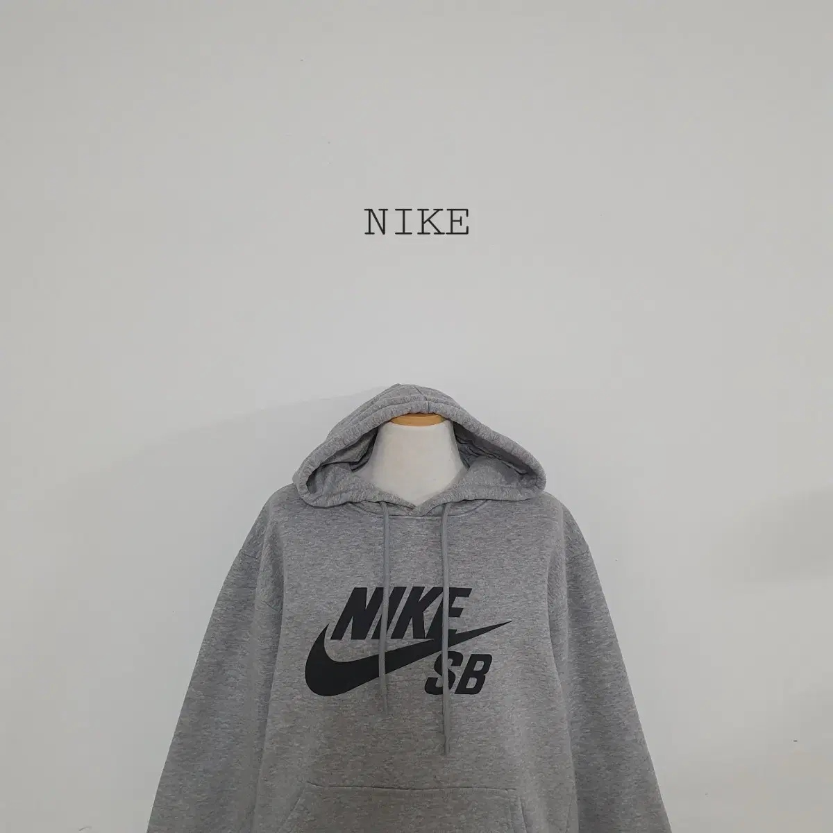 No.24112002 NikeHoodies NikeSBHoodies NikeBig LogoHoodies Grey