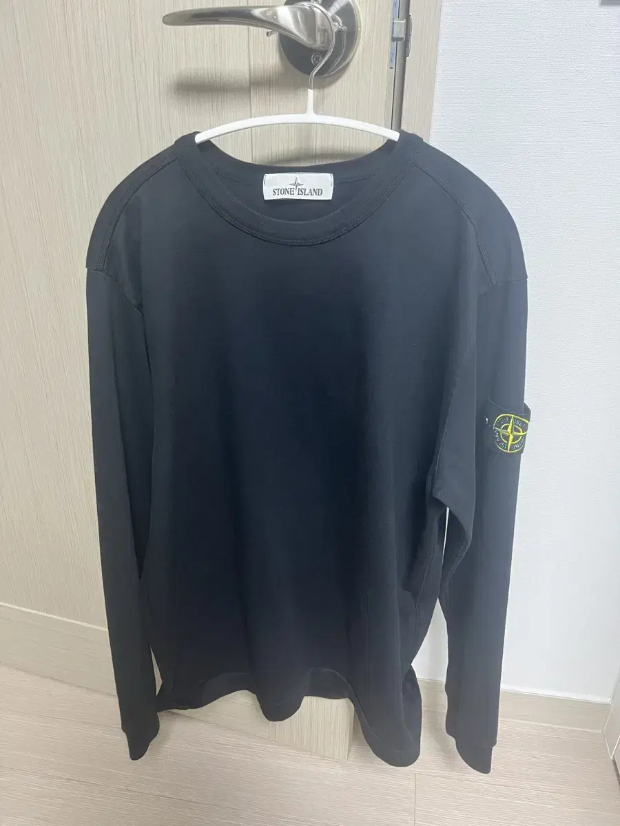 Stone Island 64450 Long Sleeve Crewneck Sweatshirt Black (21FW) m