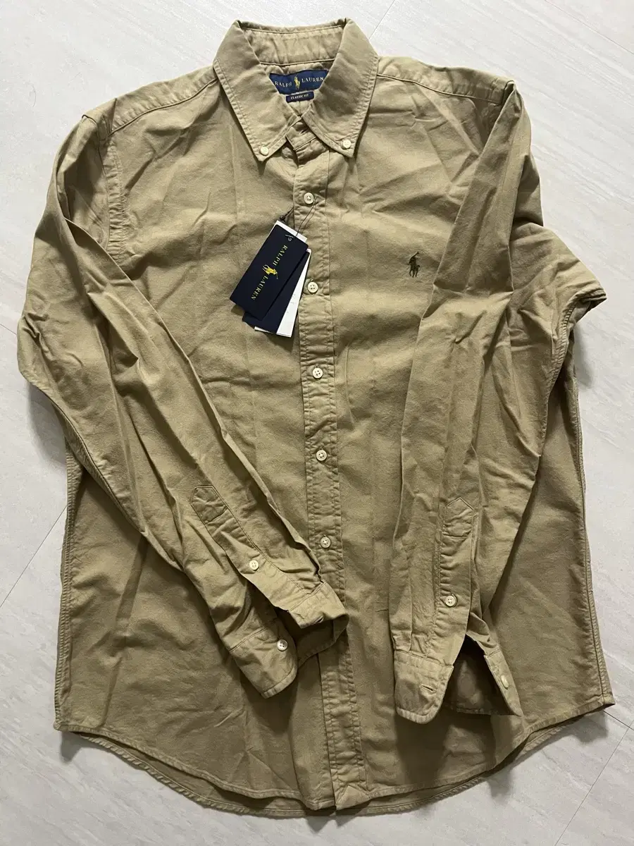 Polo Ralph Lauren Shirt [Sand/Classic Fit/M] sells