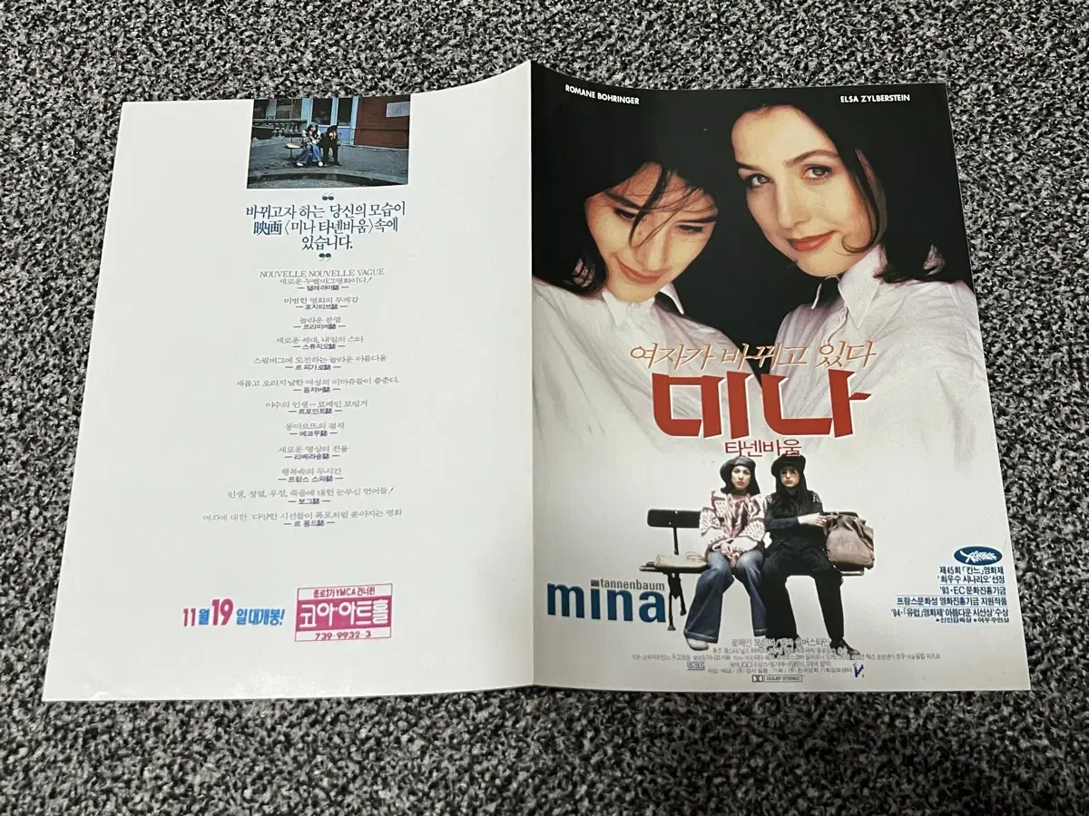 영화 미나 타넨바움(1994) 전단지