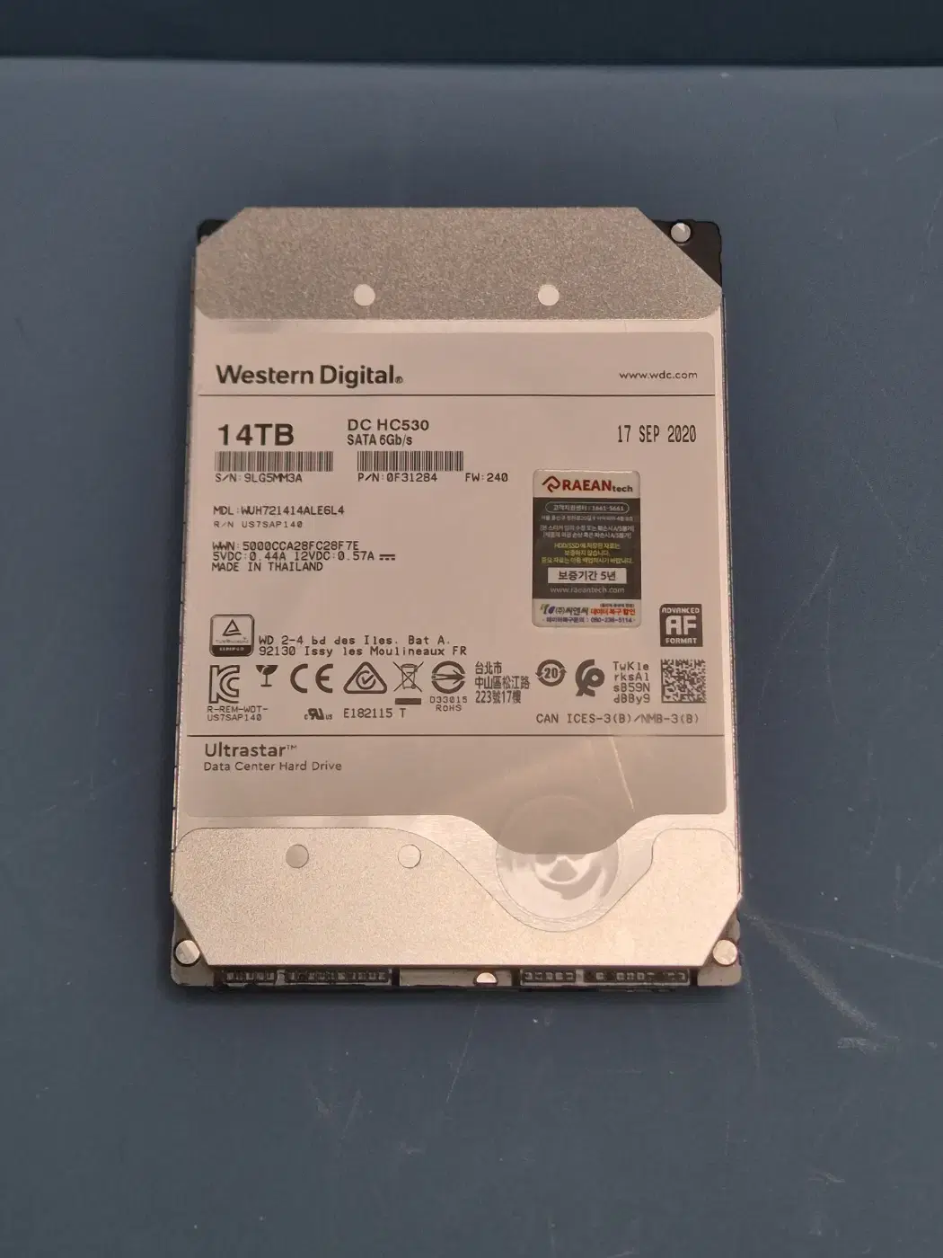 WD DC HC530 14TB 14테라 HDD SATA Ultrastar