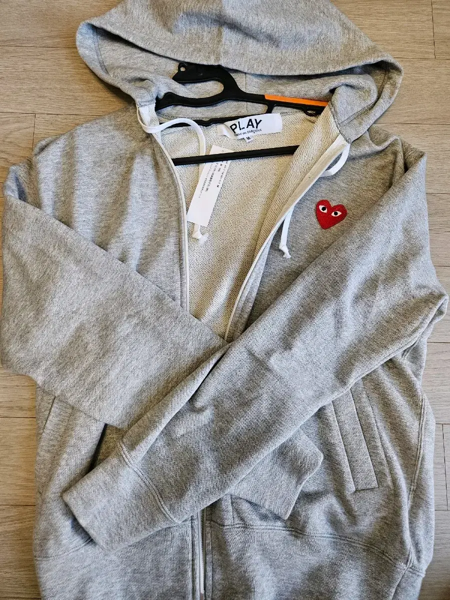 (NEW) Comme des Garçons Hooded Zip-up Grey M