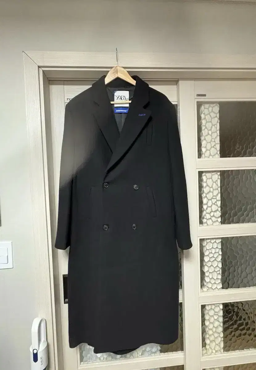 Zara x Adler Oversized Wool Coat Black