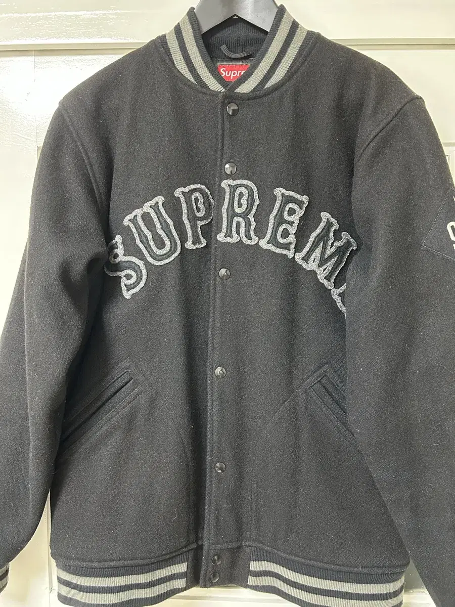 [L] Supreme 05AW New York Varsity Stajang Stadium Jacket