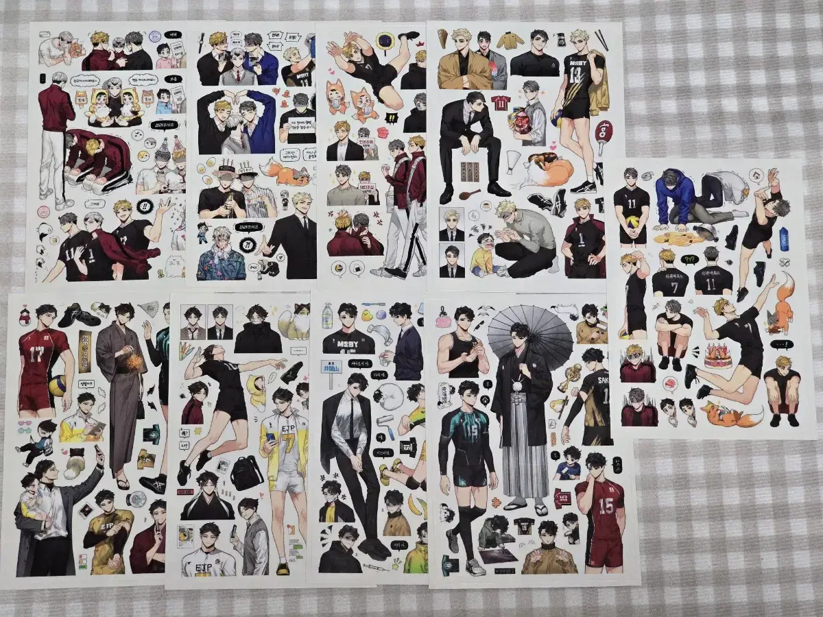 Haikyuu sticker hemun tongpan unofficial goods