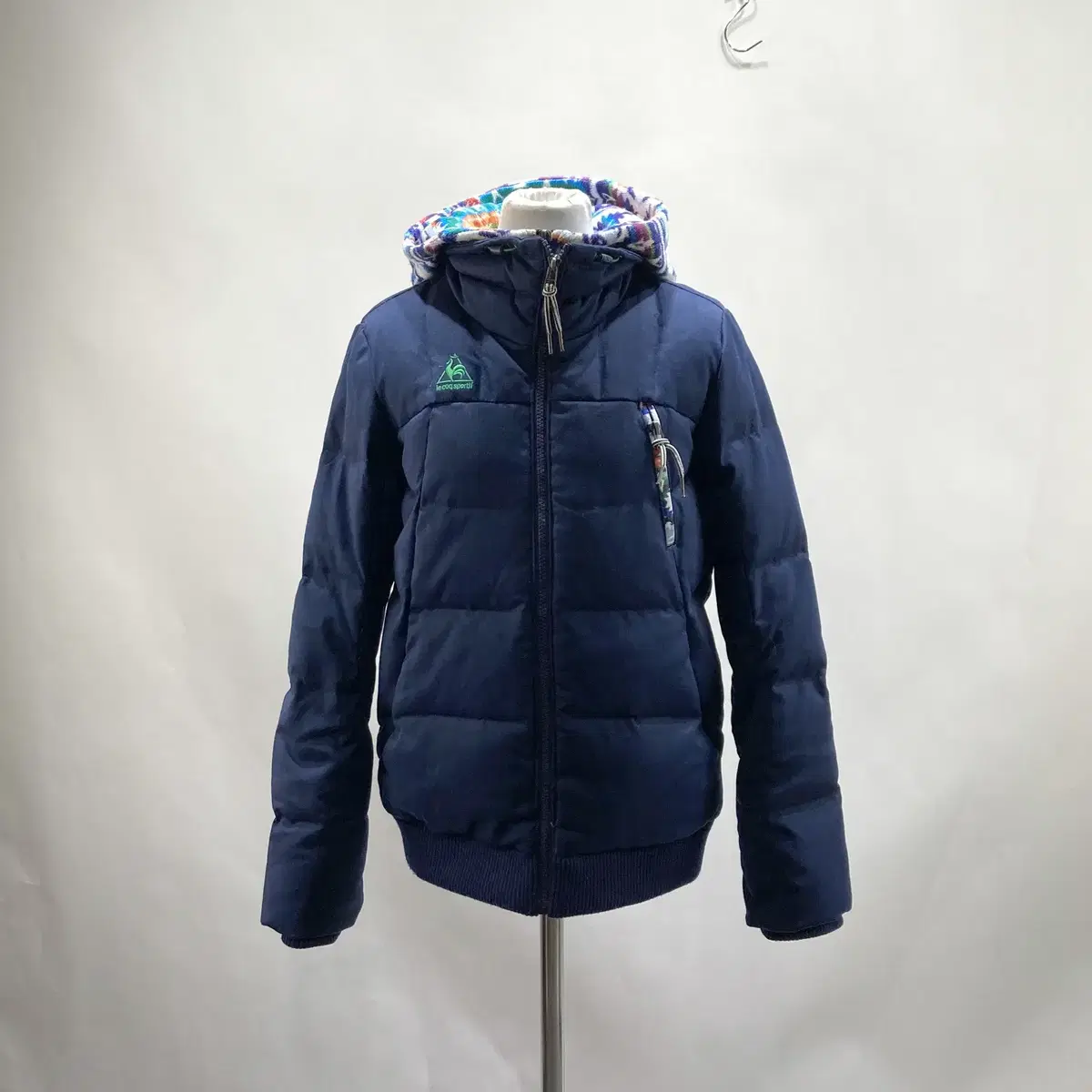 Le Coq Women's Duck Down Puffer Jacket Navy 85 Permanent