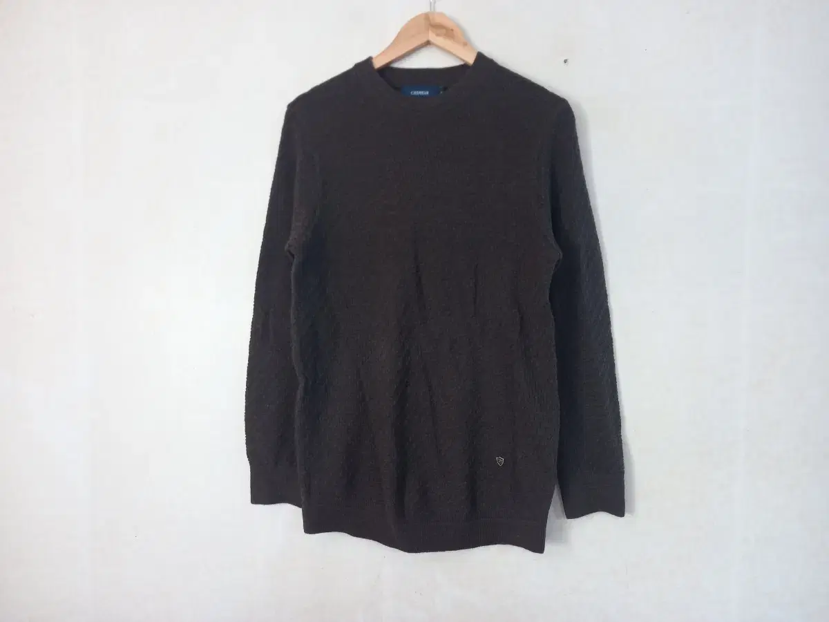 cremieux creme dark brown knit