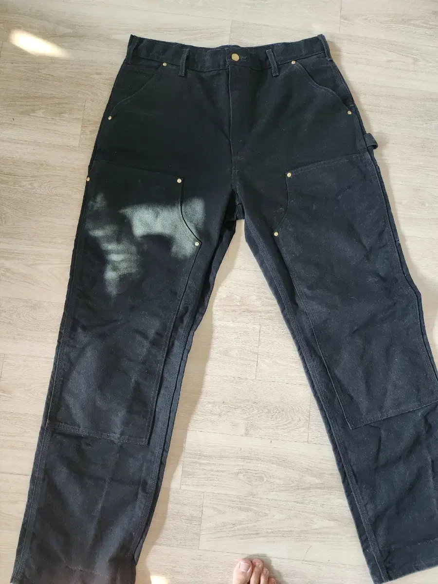 Calhart B01-BLK Double Knee Pants 36