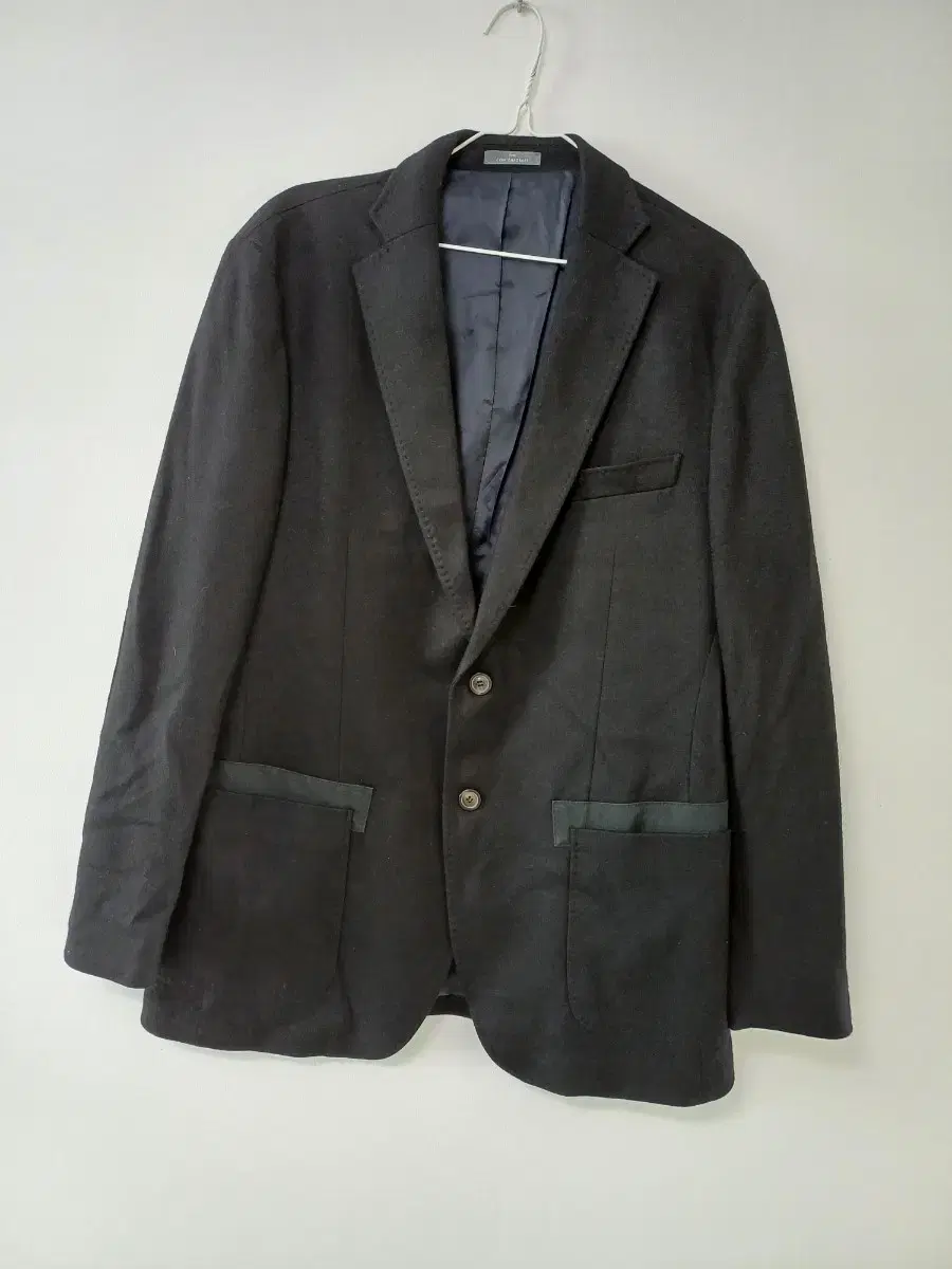 Men's Logadis 100% Wool Black Blazer (105)