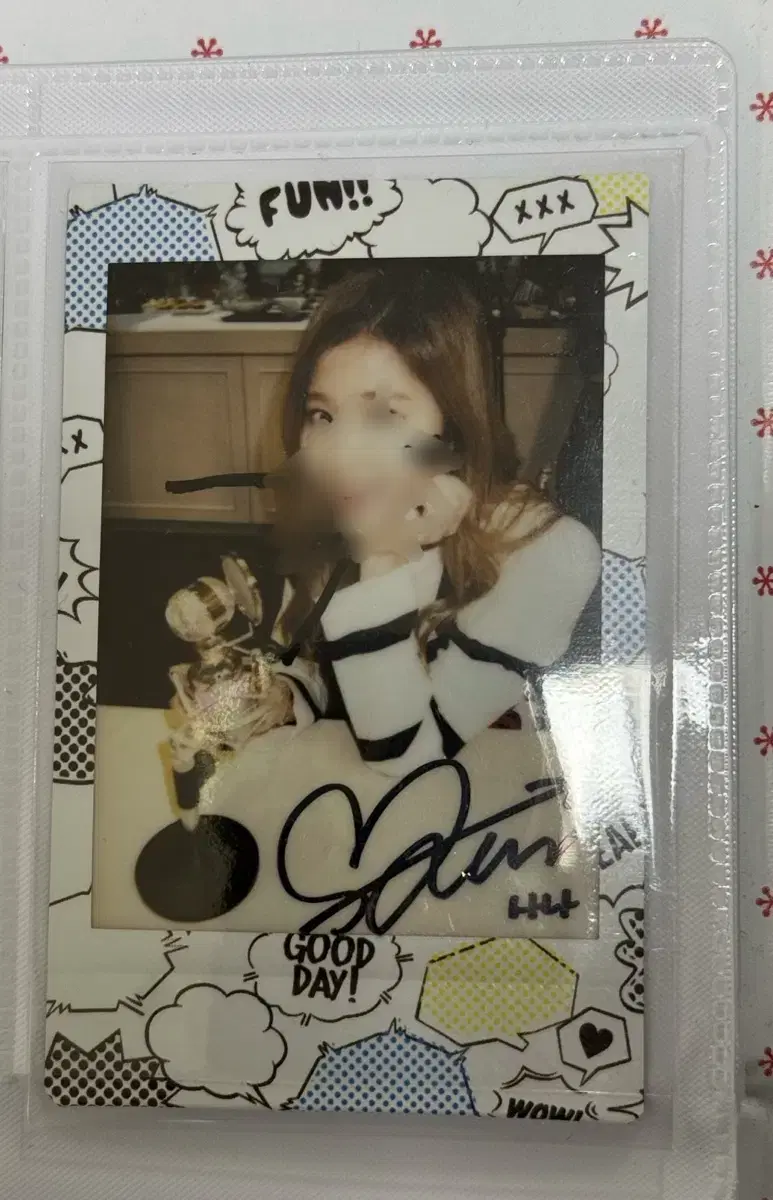 Twice sana wrote signature pola sells