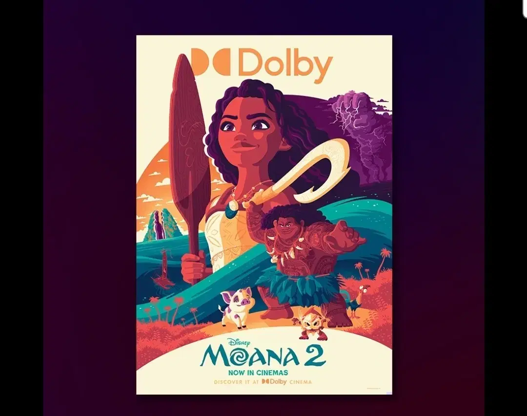 Moana2 Dolby Poster