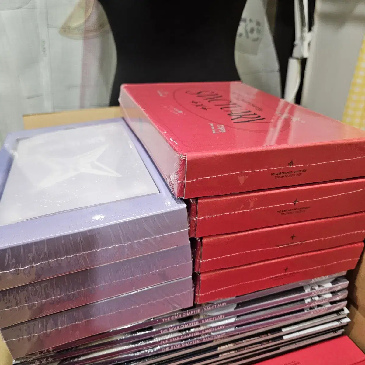 TXT Star Chairman Sanctuary sealed album unsealed albums