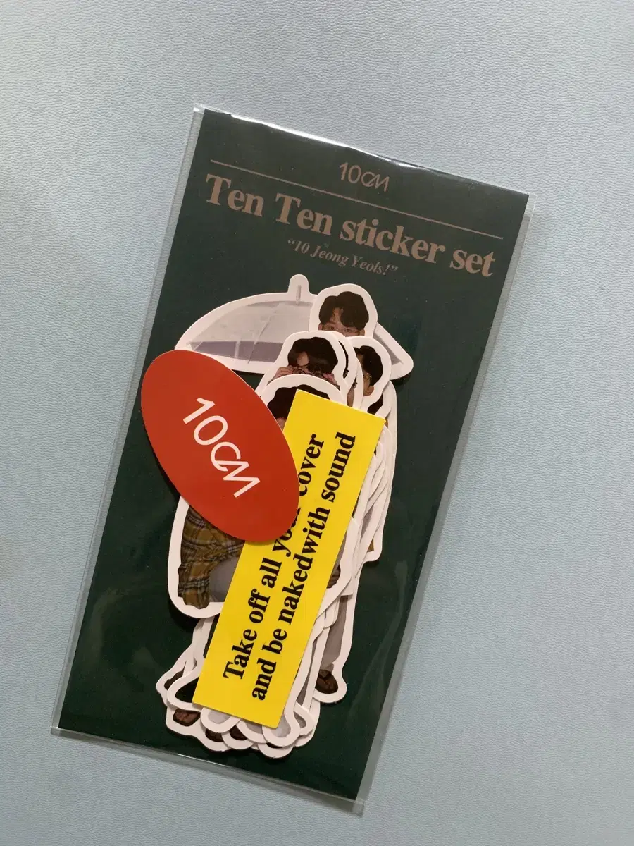 10CM ten centimeter Kwon Jung-yeol 1+2+3+4 MD stickers