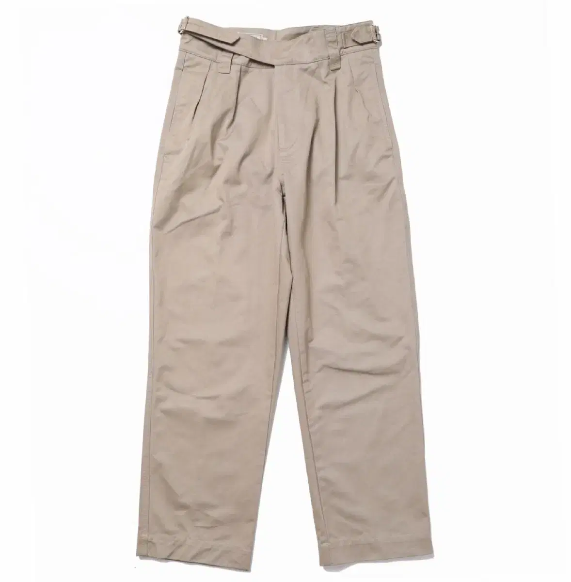 Maison Kitsune Belted Cotton Pants