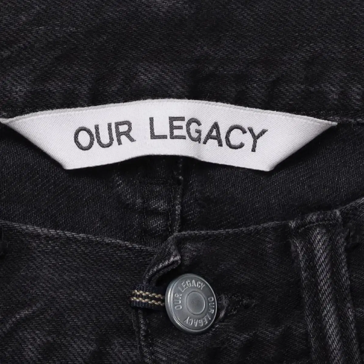 OUR LEGACY Denim Button Fly Pants