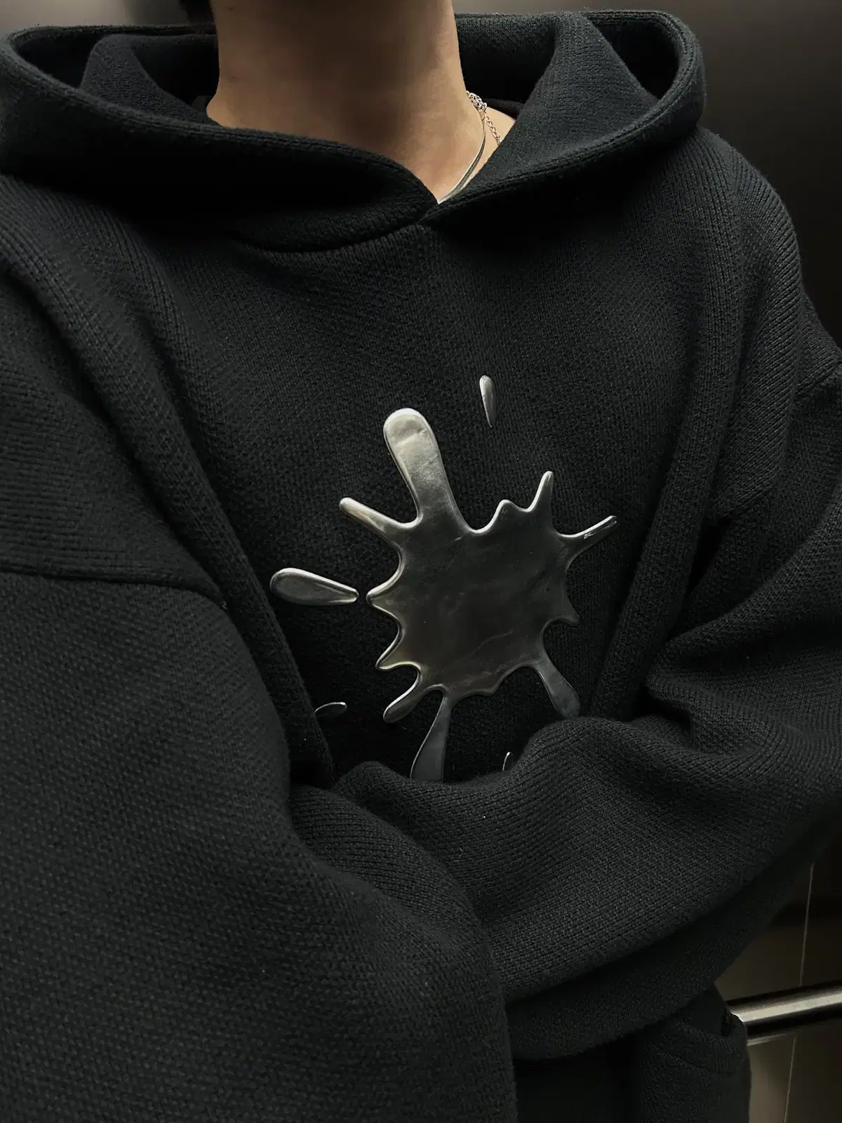 Ideology Puddle Meta Patch Hoodie (2Color)