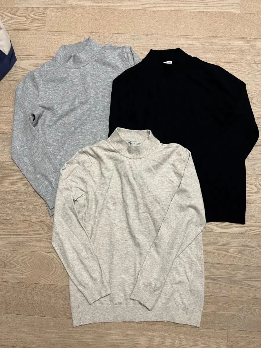 Edition cashmere pullover mock neck in bulk of 3 pieces