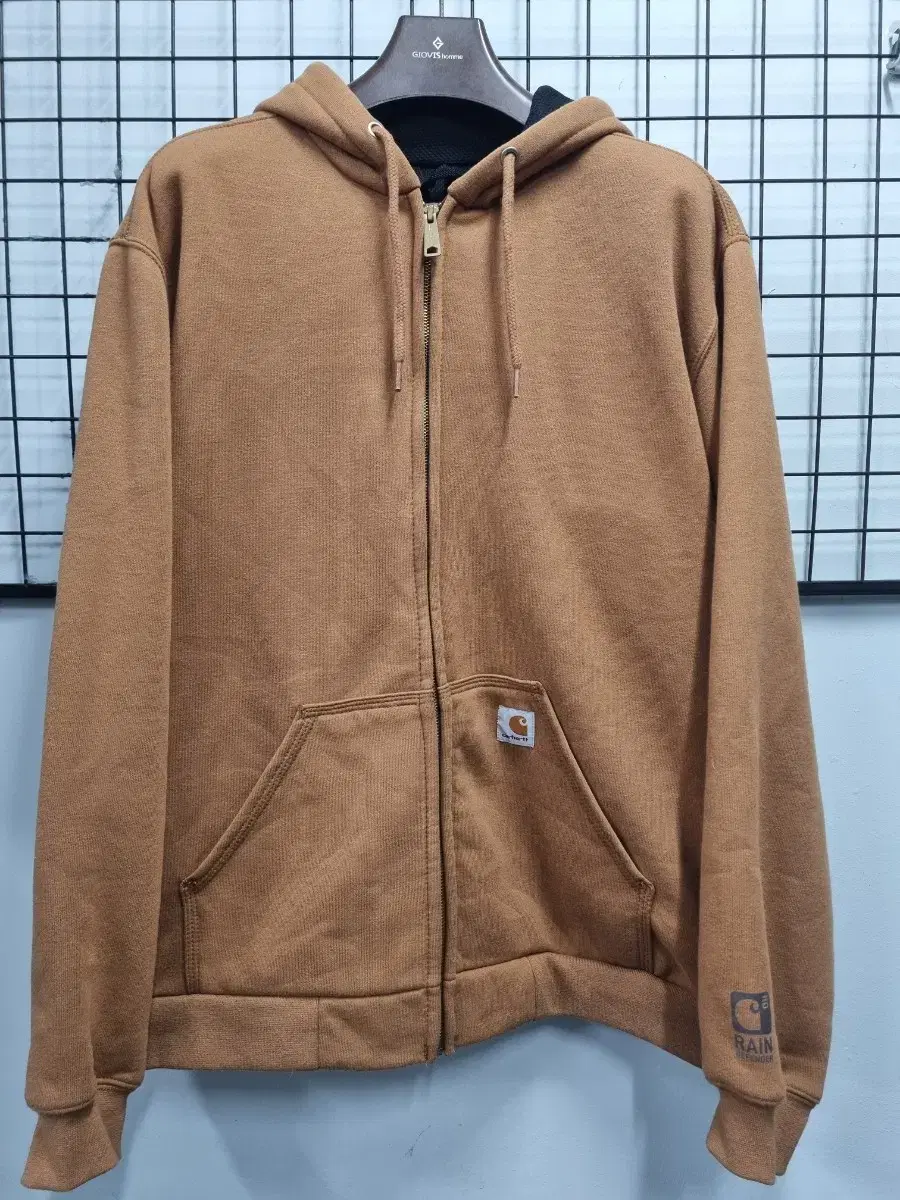 100L-105XL Calhart Thermal Hooded Zip-Up (Brown)