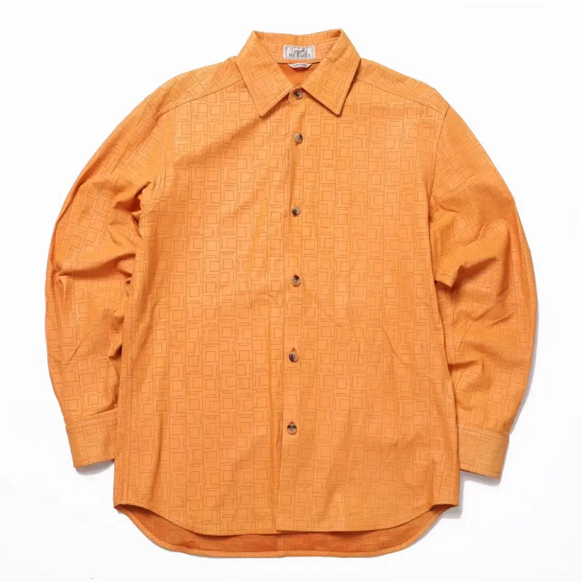 HERMES Cowhide Pattern Shirt