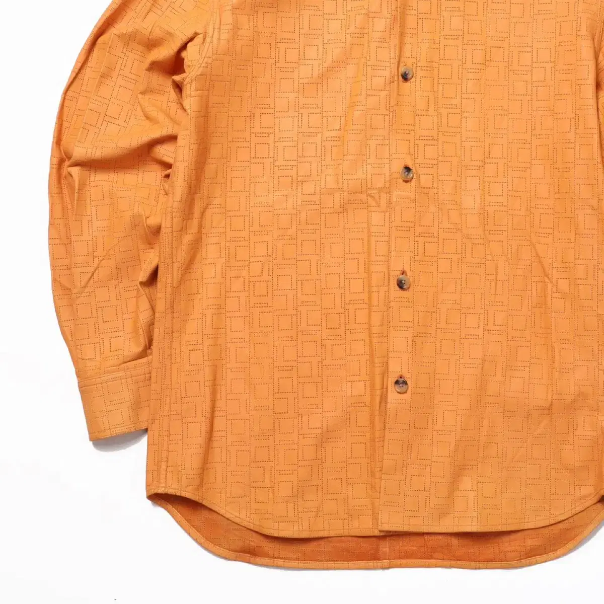 HERMES Cowhide Pattern Shirt